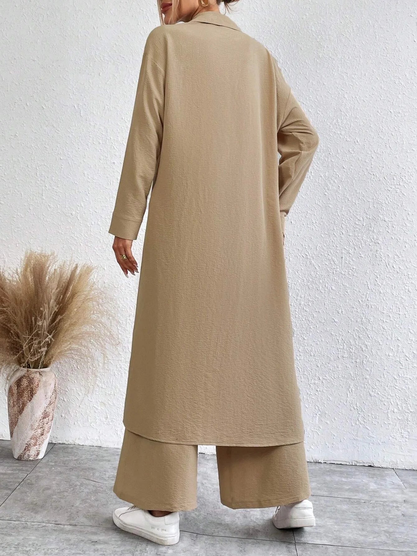 Ensemble Chemise Boutonnée Pantalon Large | MDN Store