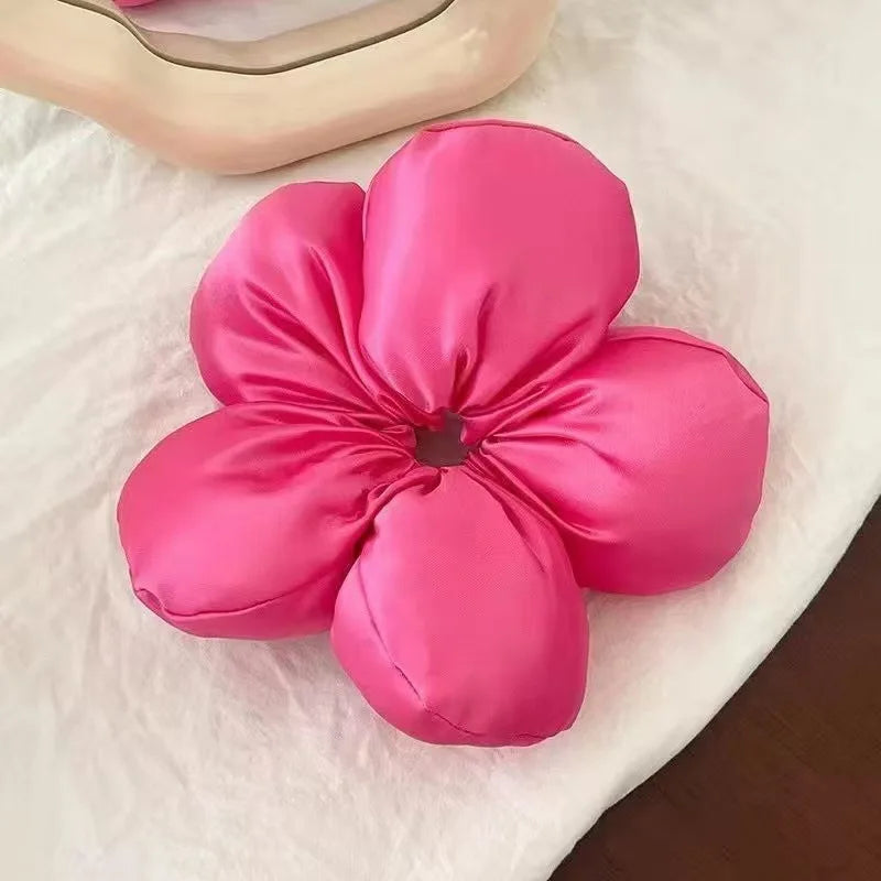 Chouchou Satin Grande Fleur Élégant pour Chignon Femme - Plusieurs Couleurs | MDN Store