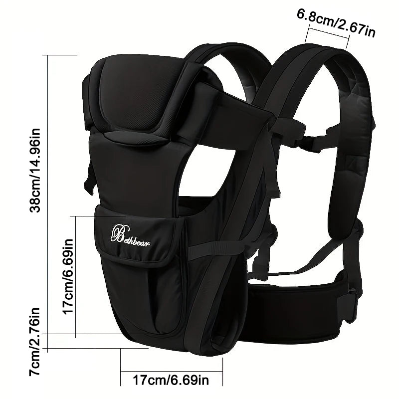 Porte-Bébé Ergonomique 4-en-1 Ajustable Nouveau-né Bambin | MDN Store