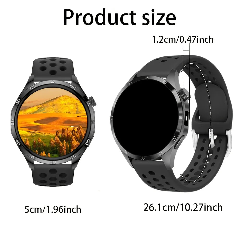 Montre Connectee Ecran Tactile 1.5 Pouce Bluetooth 5.3 Notifications Meteo | MDN Store 25