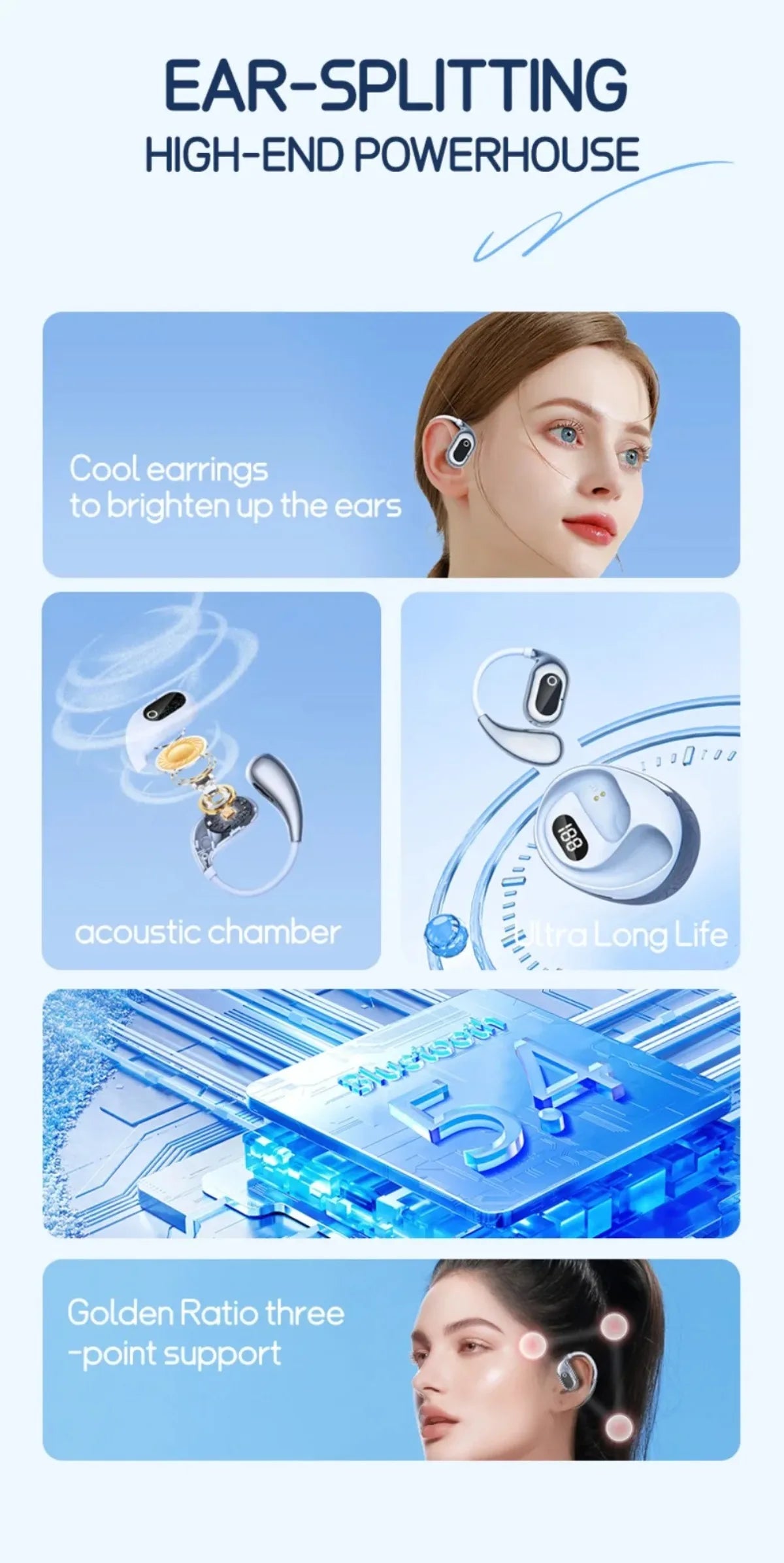 Écouteurs Traducteur 144 Langues Temps Réel Bluetooth Étanche | MDN Store