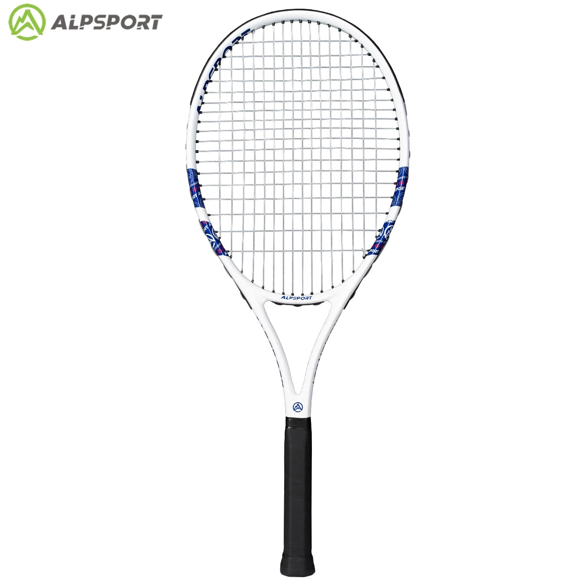 Raquette de Tennis Professionnelle ALPSPORT T800 — Fibre de Carbone 100%, Ultra-Légère 280g, Sangle Antidérapante | MDN Store 25