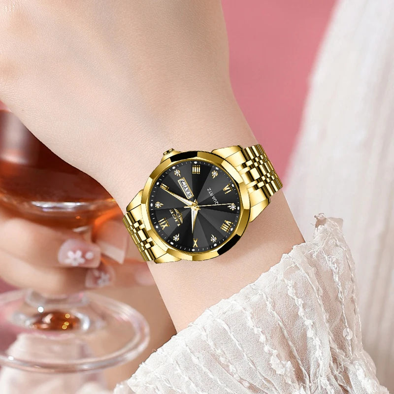 Montre Femme LIGE Quartz Acier Inoxydable | MDN Store