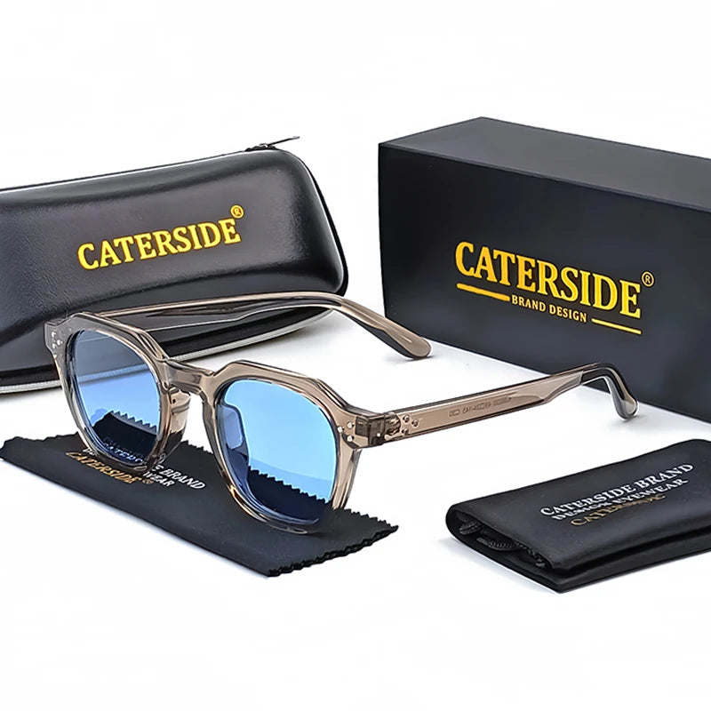 CATERSIDE Lunettes de Soleil Polarisées Rétro Femme Monture TR90 Ultra-Légère UV400 | MDN Store 25