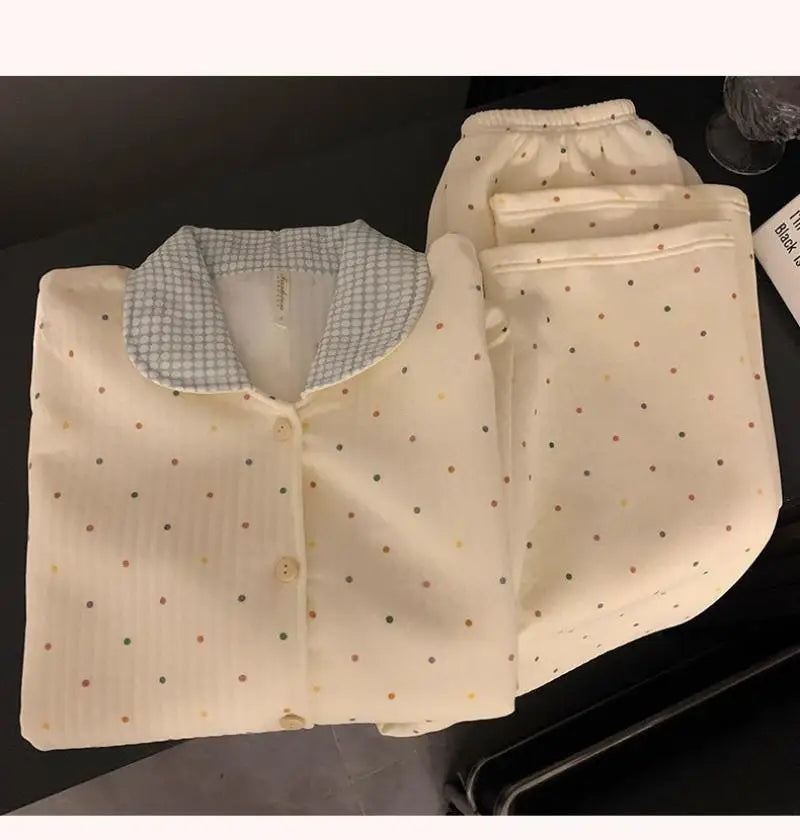 Pyjama Coton Uni 2 Pièces Hiver | MDN Store