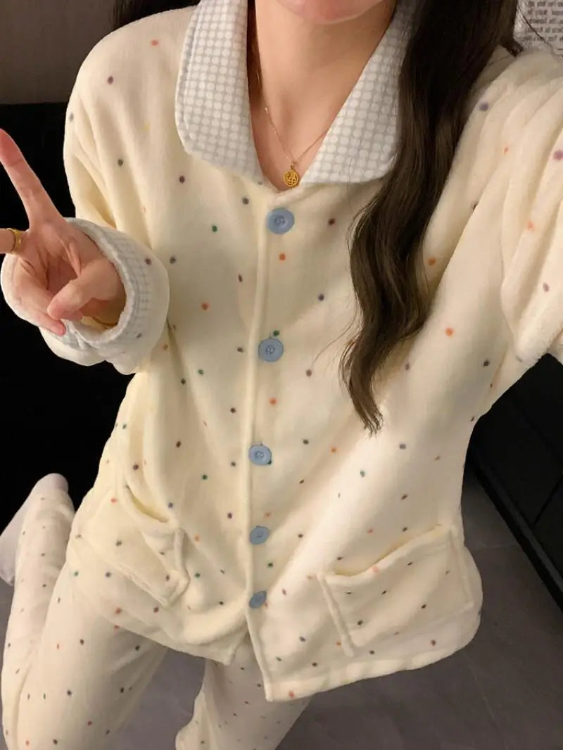 Pyjama Coton Uni 2 Pièces Hiver | MDN Store