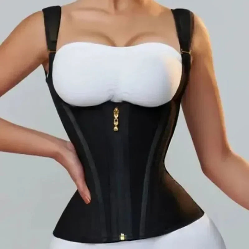 Debardeur Gainant Double Compression Femme Fermeture Eclair | MDN Store 25