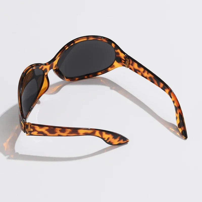 Lunettes de Soleil Y2K Punk Ovales - Femme & Homme UV400 | MDN