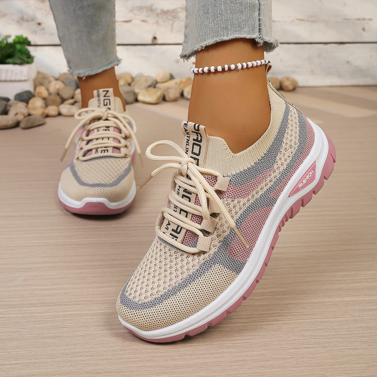 Baskets Bicolores Décontractées Femme Été | MDN Store 25