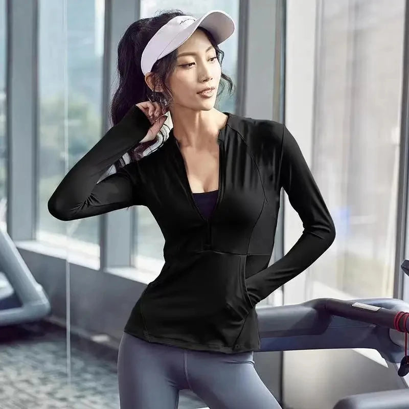 Veste Sport Femme Zippée Séchage Rapide - Sweat Yoga Fitness Running | MDN Store