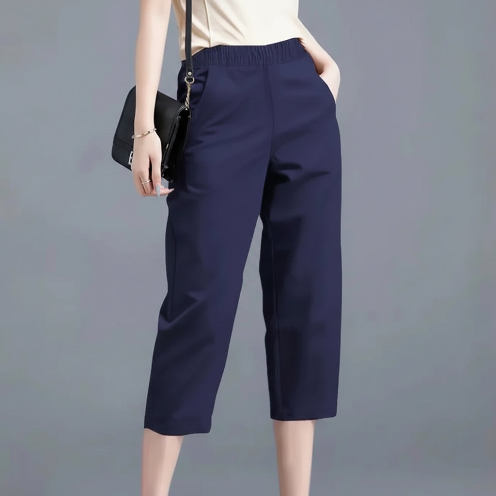 Pantacourt Large Soie Glacée Été Femme | MDN Store