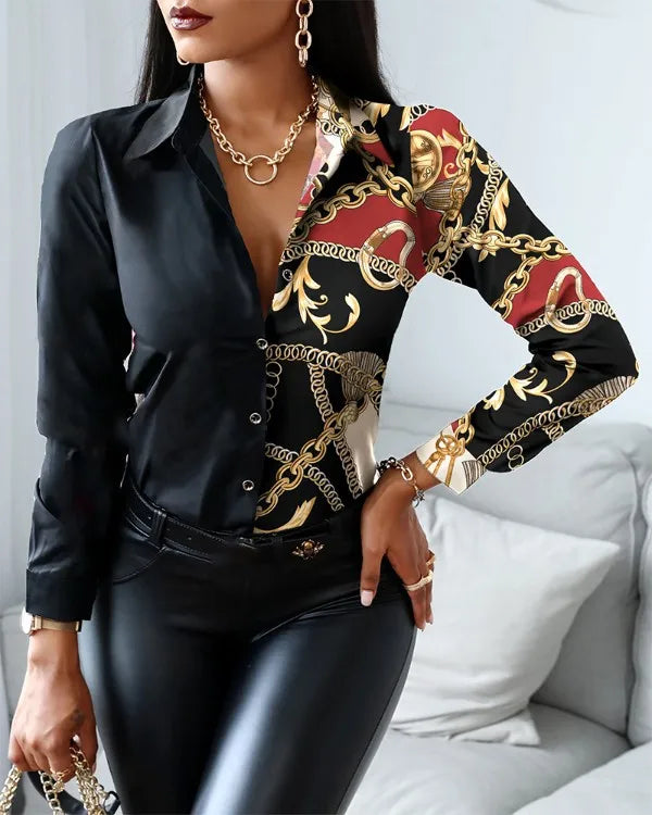 Chemise Imprimé Léopard Rayures Femme | MDN Store