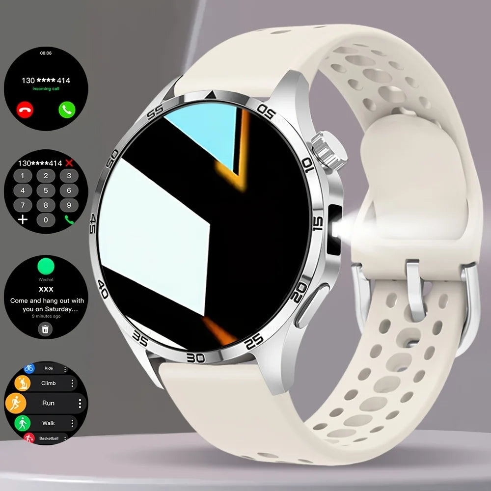 Montre Connectee Ecran Tactile 1.5 Pouce Bluetooth 5.3 Notifications Meteo | MDN Store 25