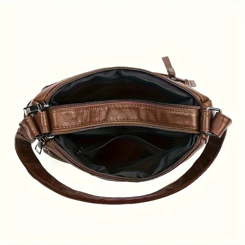 Sac Bandoulière Vintage Multi-Poches Femme Voyage Bureau | MDN Store