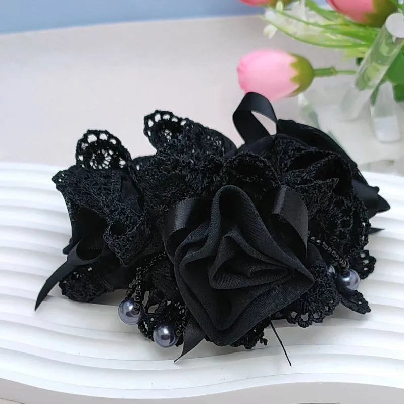 Bandeau Cheveux 3 Fleurs Cercle Large - Élastique Élégant Femme | MDN Store