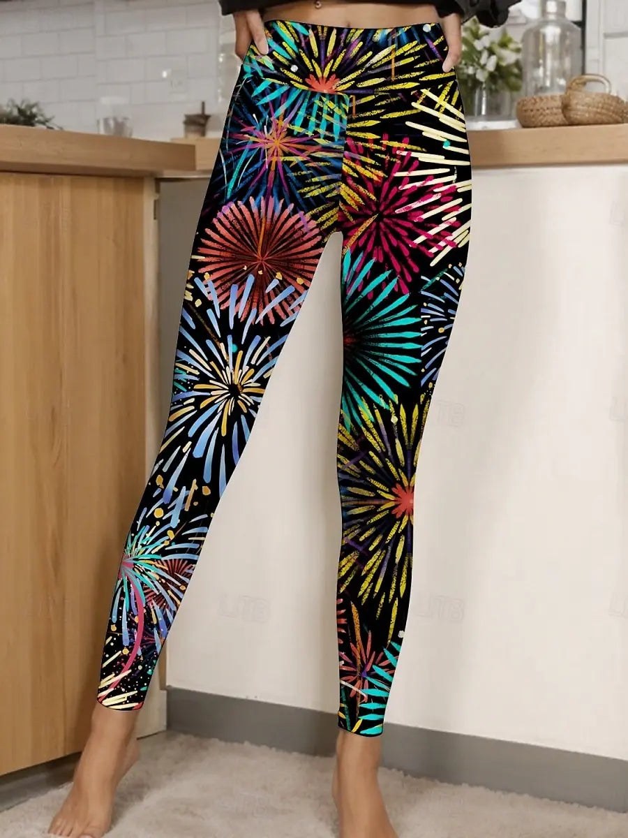 Leggings Papillon Taille Haute Femme Stretch | MDN Store