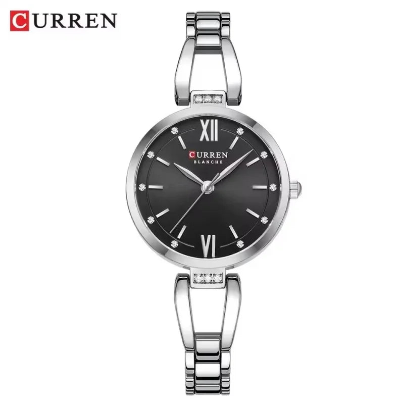 Montre Quartz Femme Acier Inoxydable Elegante Bracelet Fashion | MDN Store 25