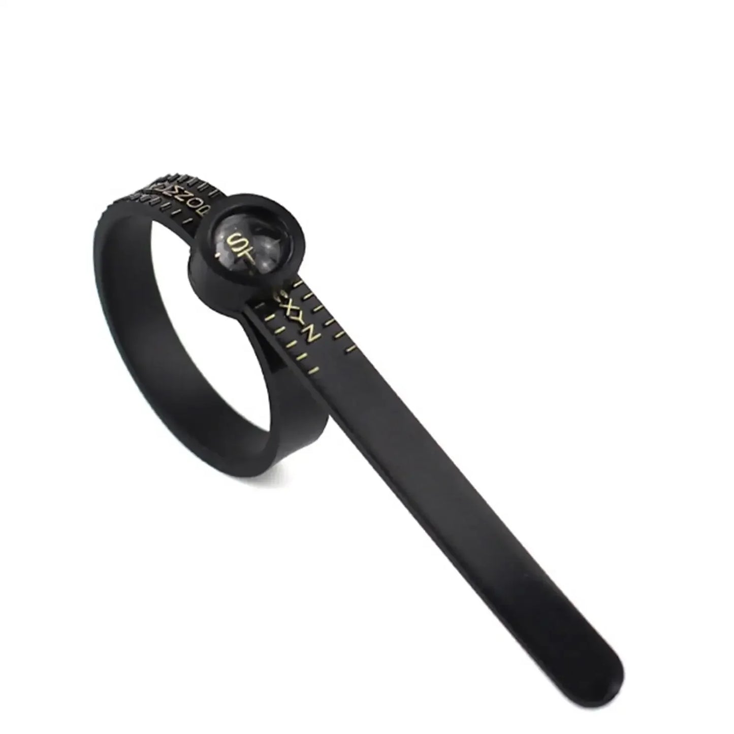 US/UK/EU/HK Size Ring Ruler Ring Measuring Tape Ring Measuring Tool Annular Coil Finger Size Filter with Magnifying Glass