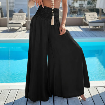 Pantalon Grande Taille Soie Glacée Femme | MDN Store