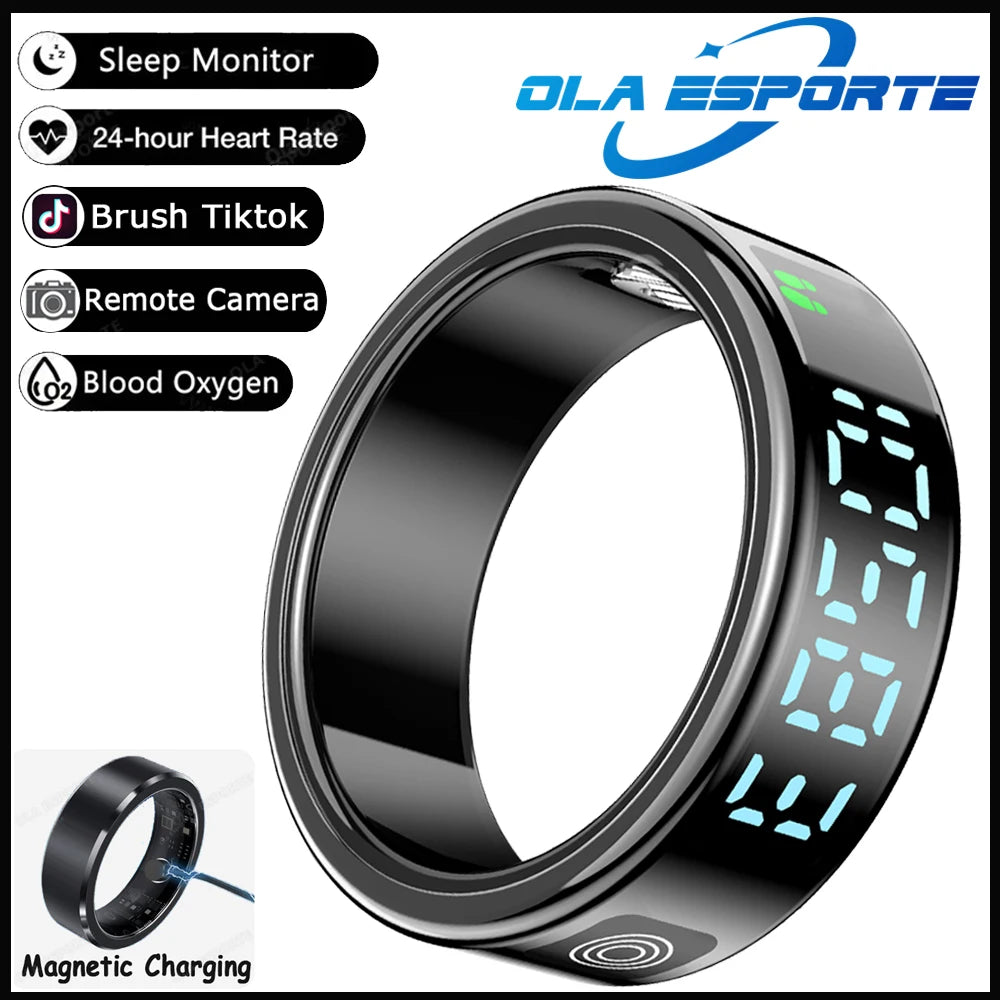 Bague Connectée Écran Tactile Charge Sans Fil Étanche 5ATM | MDN Store