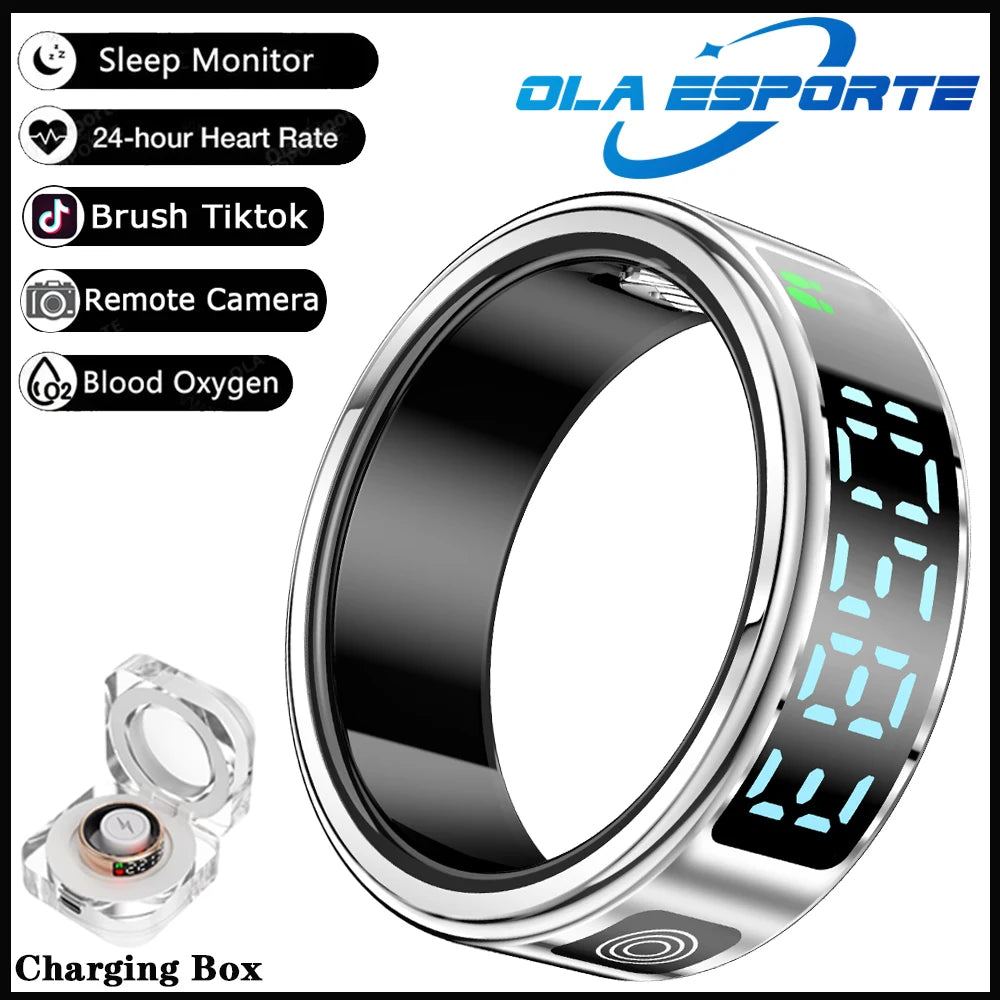 Bague Connectée Écran Tactile Charge Sans Fil Étanche 5ATM | MDN Store