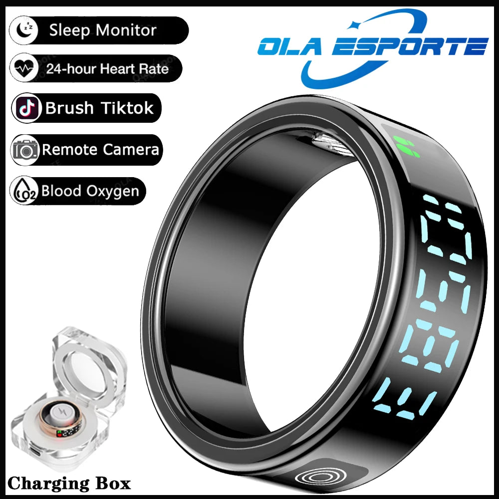 Bague Connectée Écran Tactile Charge Sans Fil Étanche 5ATM | MDN Store