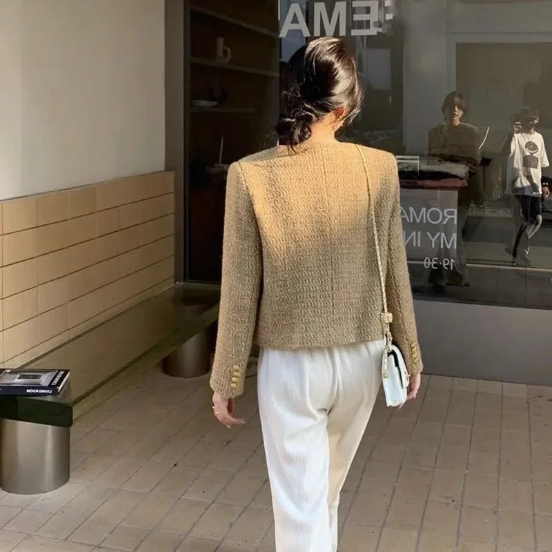 Veste Courte Tweed Poches | MDN Store