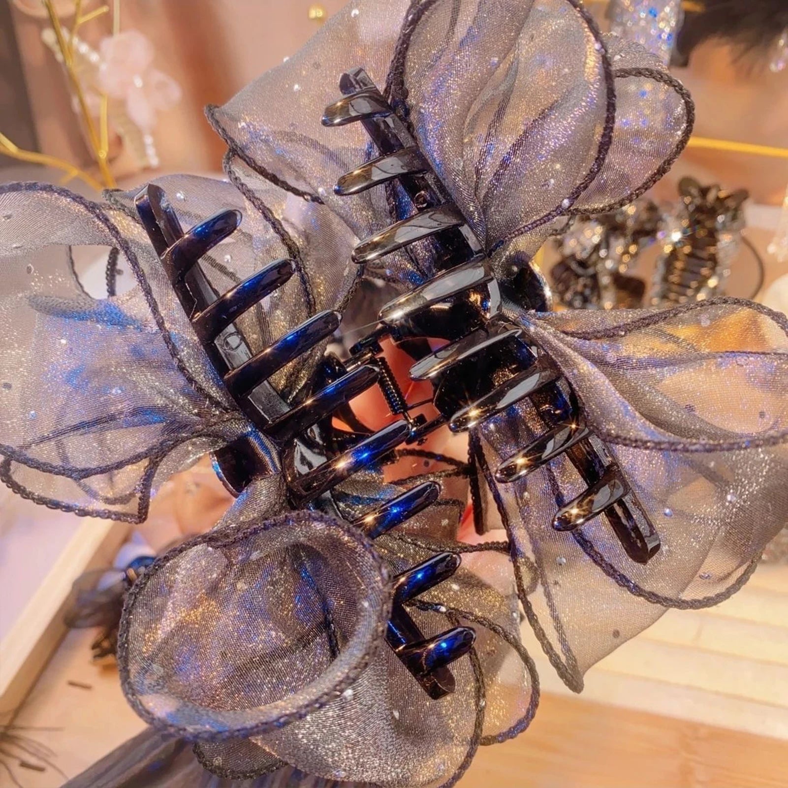 Pince Cheveux Nœud Diamant Strass | MDN Store