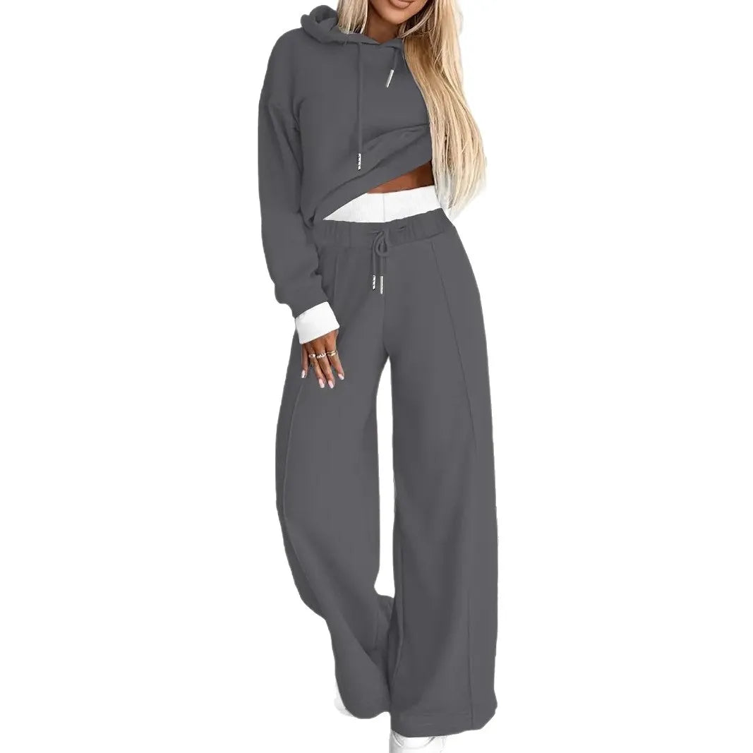 Ensemble Femme Décontracté Pantalon Large & Top | MDN