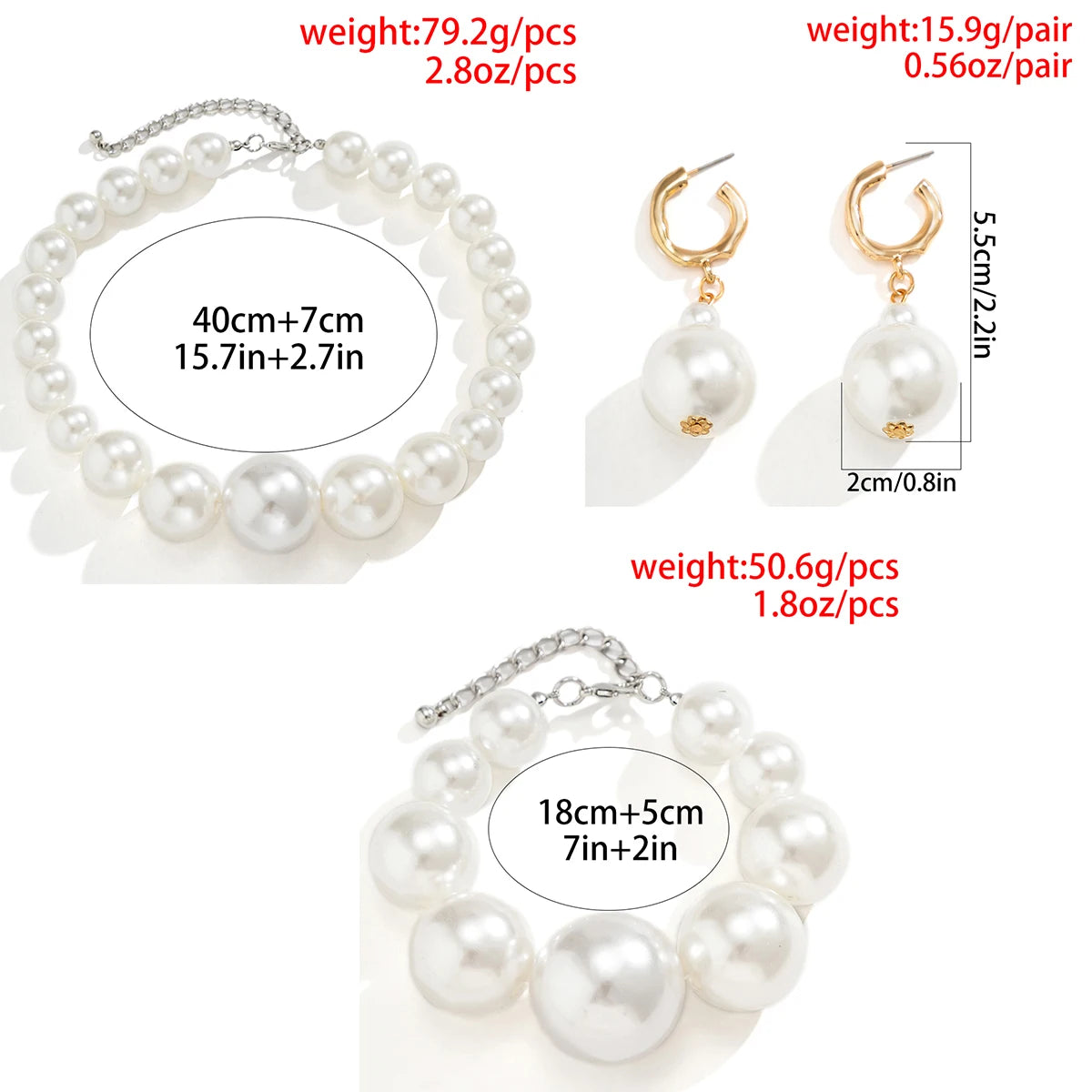 Collier Ras-de-Cou Perles Imitation Maxi | MDN Store