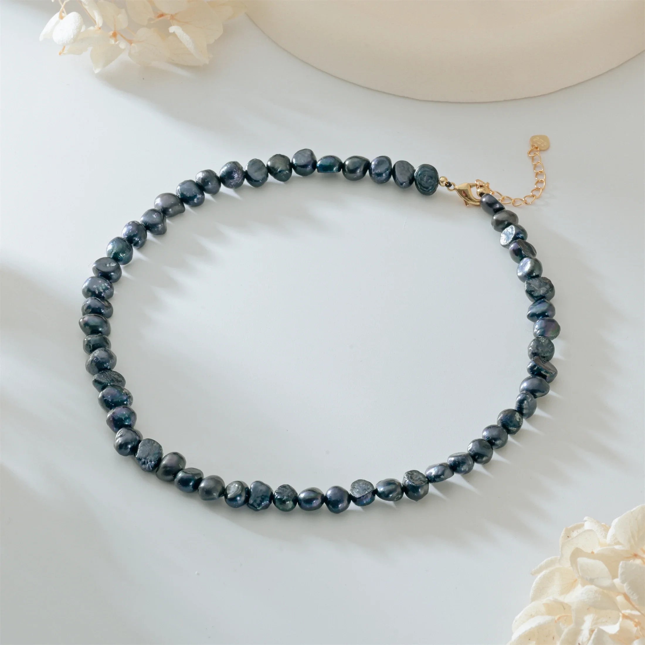 Collier Perles Baroques Naturelles Eau Douce Choker Femme | MDN Store