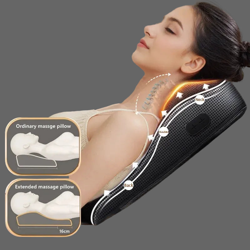 Masseur Cervical Électrique Shiatsu Chauffant Nuque Épaules | MDN Store