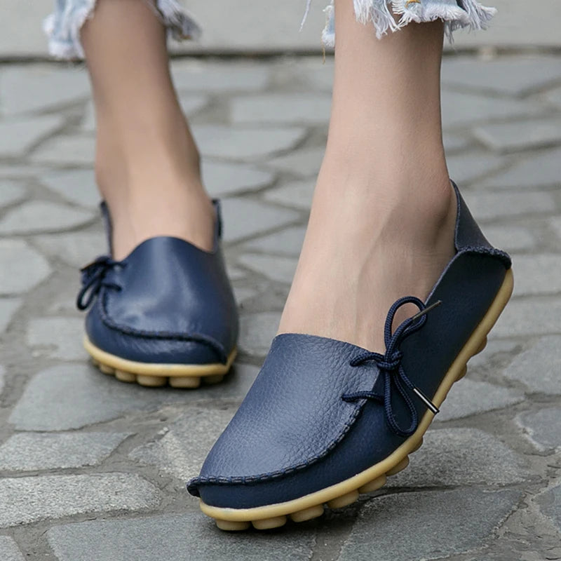Ballerines Cuir Nœud Papillon Grande Taille | MDN Store