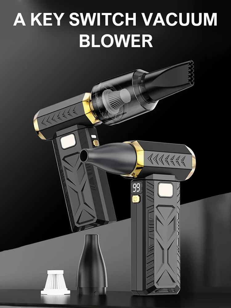 Souffleur Air Comprimé 2en1 Xiaomi 1000000RPM - Aspirateur Poussière Turbo Sans Fil | MDN