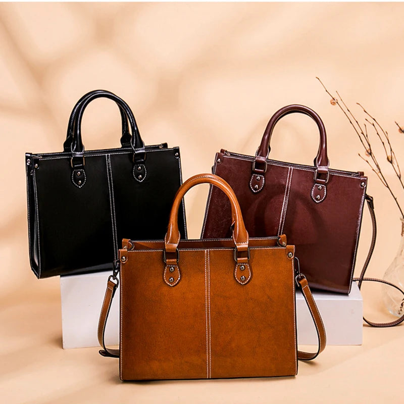 Sac Cuir Véritable Crossbody Bureau | MDN Store