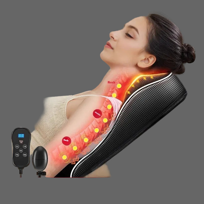 Masseur Cervical Électrique Shiatsu Chauffant Nuque Épaules | MDN Store