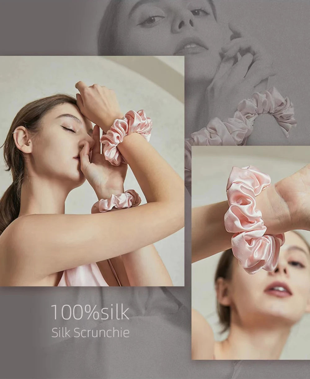 Chouchou Soie de Mûrier 100% Pure 19 Momme - Élastique Cheveux Premium | MDN Store