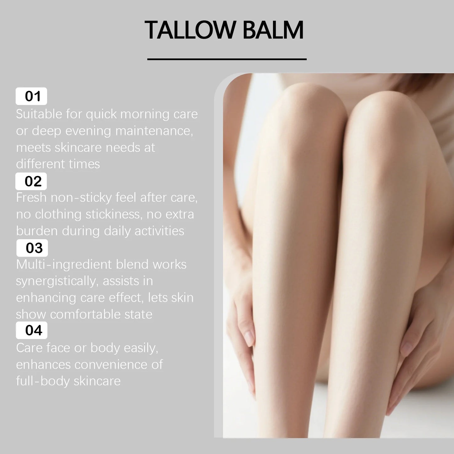 Baume 5 en 1 Suif de Bœuf Miel Hydratant Anti-Rides Éclaircissant 60g | MDN