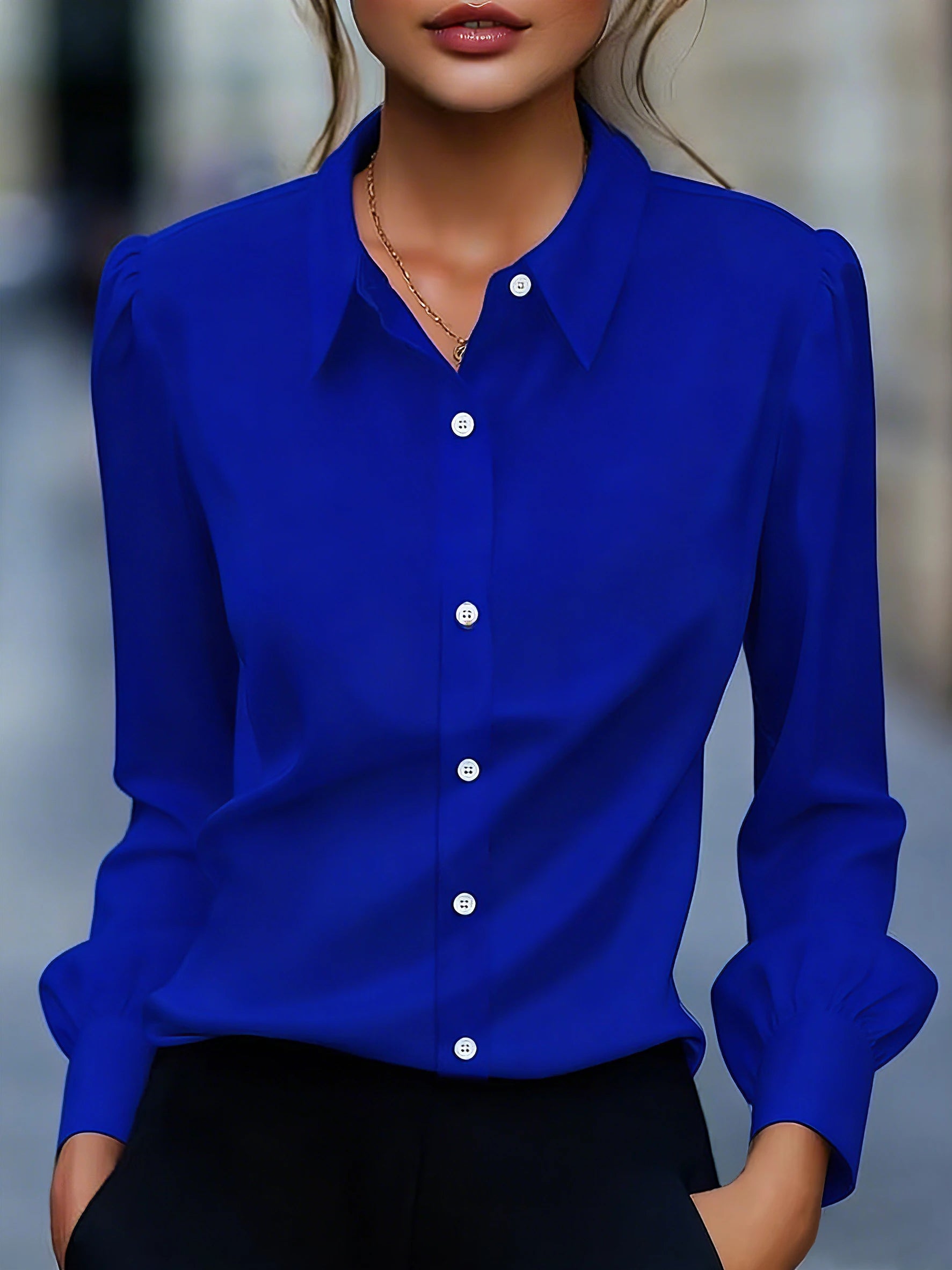 Chemisier Bleu taille S femme - MDN Store 25