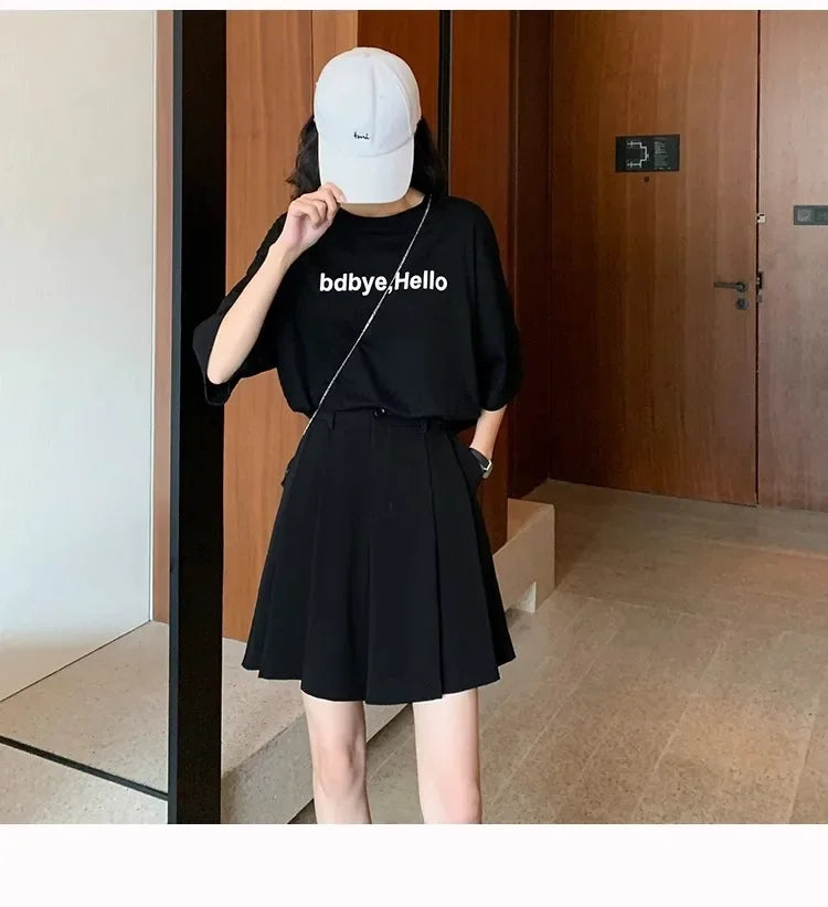 Short Femme Taille Haute Large Coupe Ample | MDN