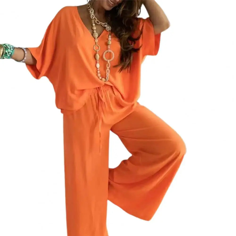 Ensemble Femme 2 Pièces Col V Été | MDN Store
