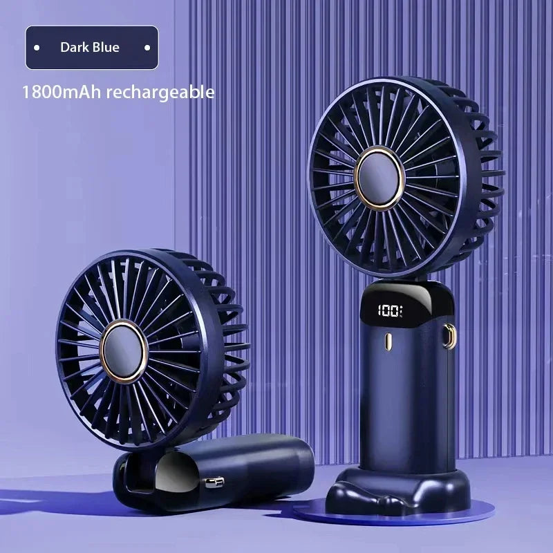 Mini Ventilateur de Cou Portable USB 5 Vitesses 1800mAh Ecran LED | MDN Store 25