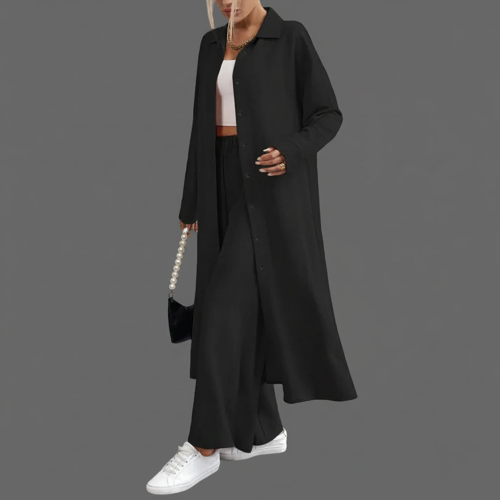 Ensemble Chemise Boutonnée Pantalon Large | MDN Store