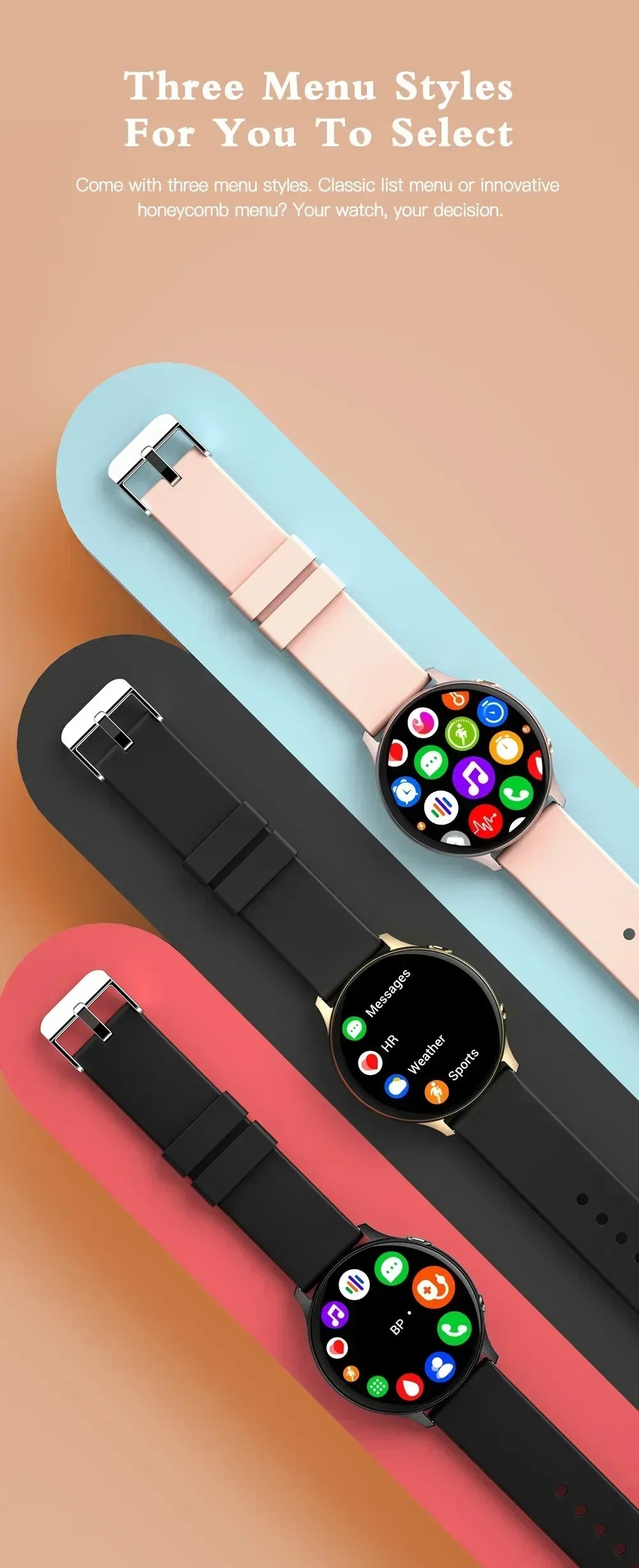 Montre Connectée Acier 1.32" Appels Bluetooth | MDN Store