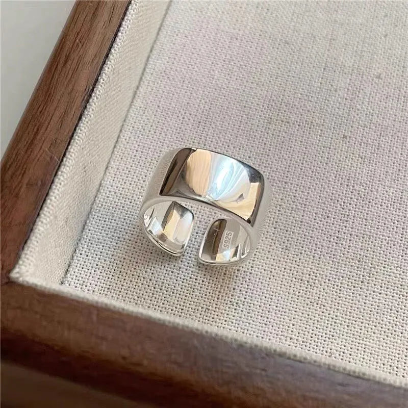 Bague Géométrique Irrégulière Acier Vintage | MDN Store