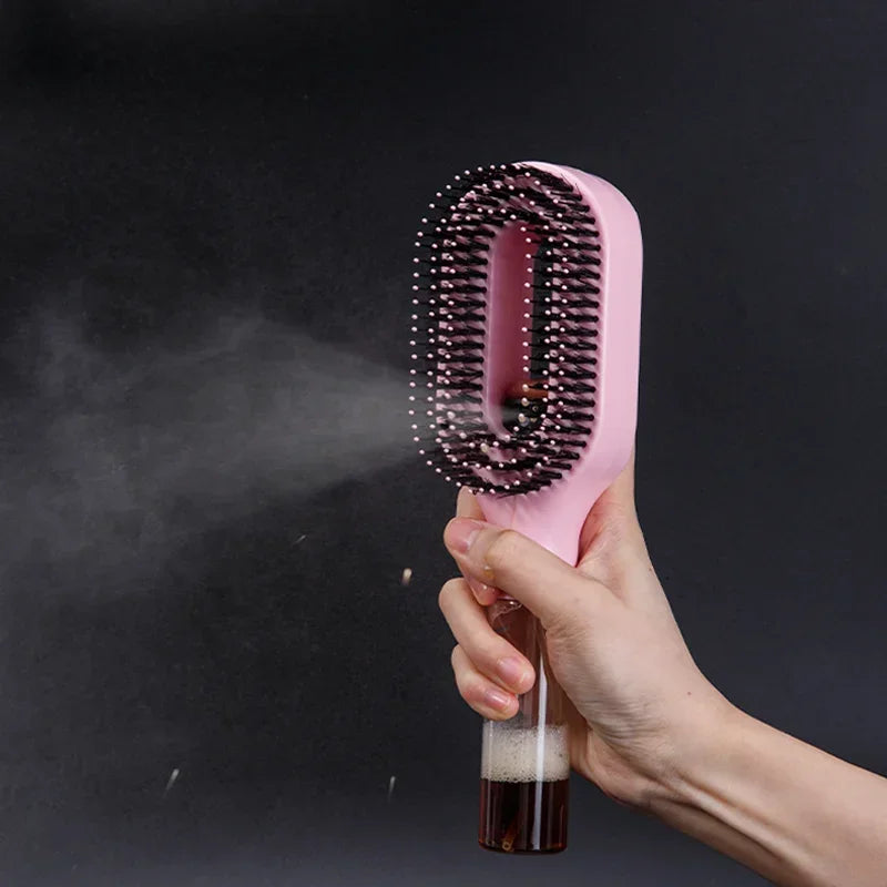 Brosse Demelante 2-en-1 Pulverisateur Massage Cuir Chevelu Antistatique | MDN Store 25