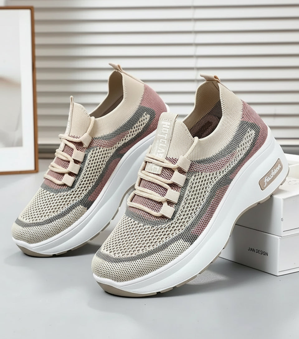 Chaussures Casual Femme Semelle Épaisse Respirantes Confort | MDN