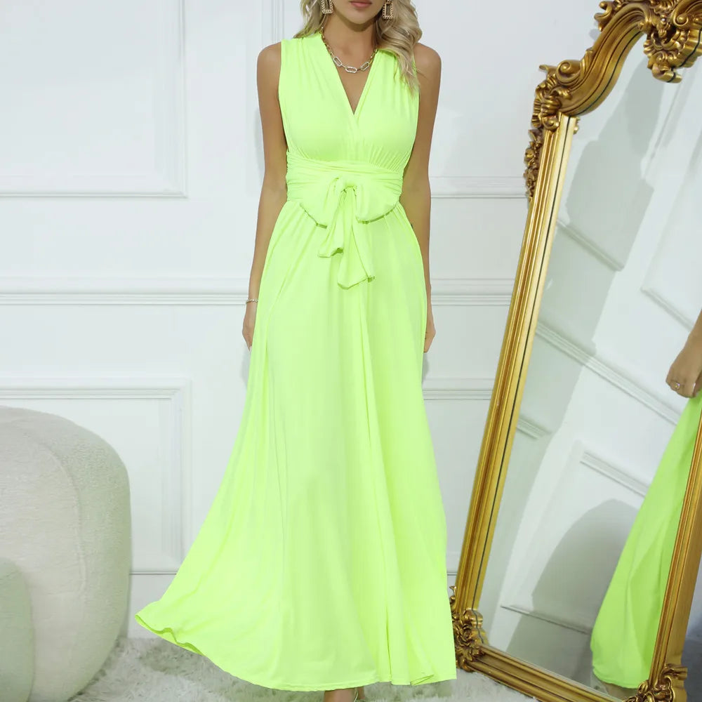 Robe Longue Femme Multiway Convertible Boho Bandage | MDN Store
