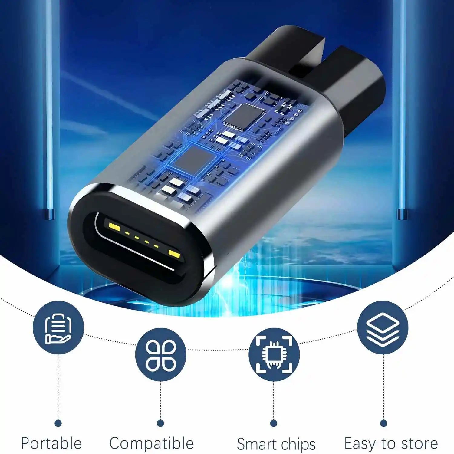Chargeur USB-C 5V Philips OneBlade QP2724 QP2834 | MDN Store