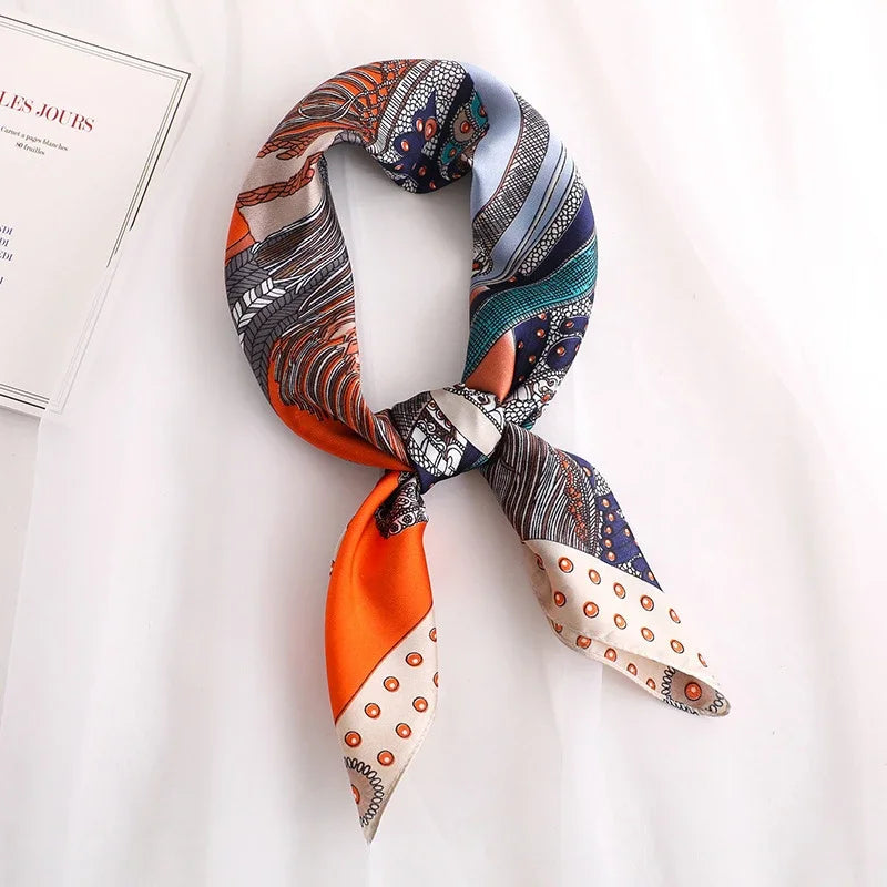 Foulard Soie Satin Femme Bandana Luxe | MDN Store